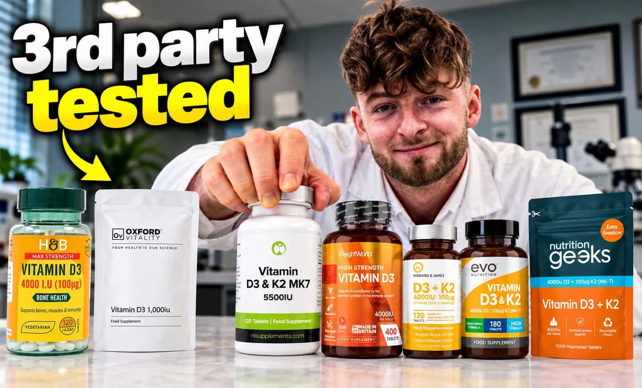 Seven vitamin D3 K2 supplements lab-tested
